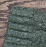 Universal Thread Womens Cable Knit Pullover Sweater Fuzzy Green 2XL