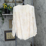 Lc Lauren Conrad Women's Ruffle Peasant Blouse WL24W021RS1