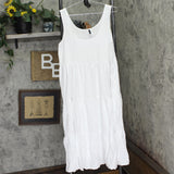 Felina Womens Isabelle Midi Dress 900802 White L