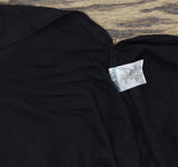 Almost Famous Juniors Cap-Sleeve High-Low Utility Tunic Black M