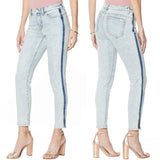 G by Giuliana  G-Sculpt Womens 10 Sytraight Leg Ankle Jean Laguna Wash Blue 14P