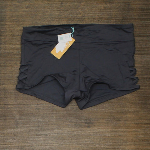 Kona Sol Women's Strappy Side Swim Shorts AF593B