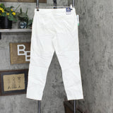 Nautica Womens Tencel Stretch Ankle Pant 1387342 White 4/27