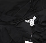 Bar III Ruffled Cold-Shoulder Mesh Top 100218140WN Deep Black 2X