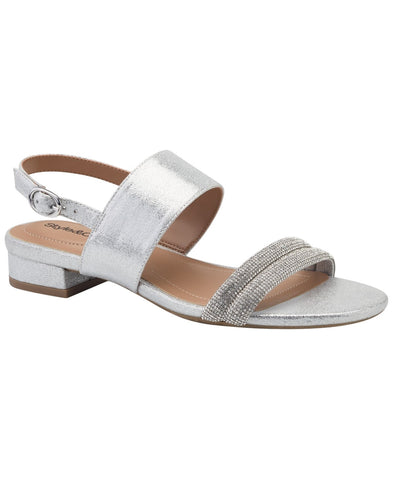 Style & Co. Womens Selbiee Slingback Dress Sandals 10019109300 Silver Gray 6.5M