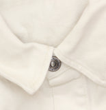 Woolrich X TGT Short Sleeve Denim Western Jumpsuit 94611513 Cream Off White 14