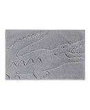 Lacoste Home Rectangle Anti-Microbial Bath Rug Micro Chip Gray 20" x 32"