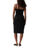 Levi's Denim Bustier Midi Dress 94417393 Ladies Night Black S