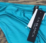 La Blanca Womens Earth Goddess Hipster Swim Bottom LB5RR93 Teal Blue Green 10