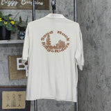 Jeezes Mens Combed Cotton Sand Rock Ridge Riders Utah Polo Shirt Sand Brown L