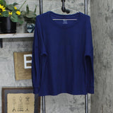 Felina Womens Cozy Knit Long Sleeve Shirt Top 1723851 Blue XS