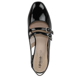 Lifestride Womens Beatrice Pumps Slingback J3764S2 Black Patent 7.5M