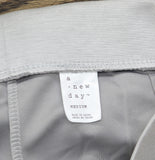 A New Day Neoprene High Waist Joggers Elastic Waistband Pockets Heather Gray M