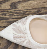 A New Day Womens Lace Milan Slingback Pumps 93708032 Cream Off White 7M
