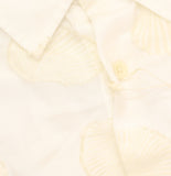 NN07 Mens Freddy 5715 Button Up Textured Shell Shirt Collared Ivory Off White XL