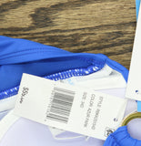 Bleu By Rod Beattie Womens Key Item Shirred Bikini Swim Top Azur Park Blue 34D