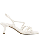 INC International Concepts Womens Nahari Dress Sandals Heels White Smooth 8M