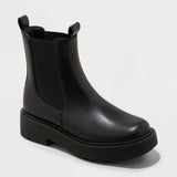 A New Day Women's Demi Chelsea Boots with Memory Foam Insole 87930239 Black 6.5M