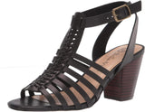 Bella Vita Women's Block Heel Sandal Heeled Shoes JODI Black 11W