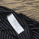 Dickies Womens Clean Utility Core Stripe Pocket T-Shirt Tee Black Stripe M