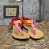 Madden Girl Womens Vintage ANZWER Thong Sandals 1674172b63b4ce Pink Multi 6M