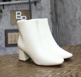 Journee Collection Womens Comfort Foam Haylinn Booties HAYLINN White 6M