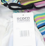 Coco Contours Electra One Piece Swimsuit Romper 19314491467  Stripe 16