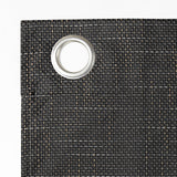 Sun Zero Weave Total Blackout Grommet Curtain Panel Coal Black Multi 52X84