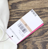Vince Camuto High Neck Skirted One Piece Swimsuit V1T978 Ivory Off White 12