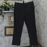 Belle By Kim Gravel Front Ponte Back Pull-On Straight Leg Pants Black 18W