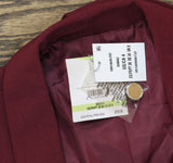 Kasper Womens Stretch-Crepe Shawl-Collar Blazer Jacket 10914849 Shiraz Red 4