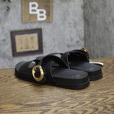 A New Day Meg Sandals Adjustable 2-Band 94748250 Black 9.5M