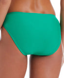 Bar III Womens Summer Solids Side-Knot Hipster Bikini Bottoms Green Rush S