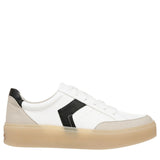 Dr. Scholl's Womens Madison Lace Sneaker I7073S9 White / Oyster Smooth 9M