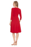 London Times and Special Occasions-Versatile Wedding Guest Dresses Savvy Red 20W
