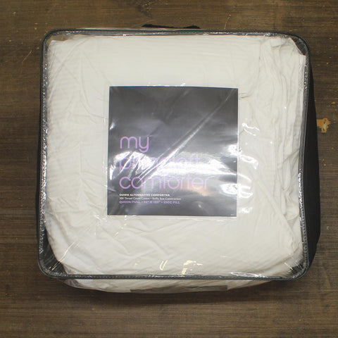 Hudson Park My Primaloft Down Alternative Comforter 83001 White Full / Queen