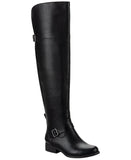 Sun + Stone Womens Anyaa Over the Knee Dress Boots 10017856500 Black Smooth 7M