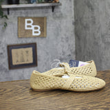 Universal Thread Sia Knit Woven Mary Jane Flats 94303633 Beige Brown 6.5M