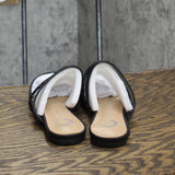Journee Collection Women's Olivea Slides OLIVEA-SLIDE Black 8M
