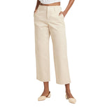 A New Day Womens High-Rise Straight Ankle Chino Pants 89476958 Tan Brown 2