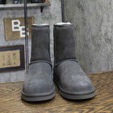 Koolaburra By Ugg Classic Short Shearling Boots 1017090 Stone Gray 8M
