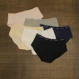 Calvin Klein Hipster Underwear 6-Pack Crystal Pink / Black / Nude / Heather L