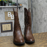 Cat & Jack Kids Boys Western Cowboy Boots 166cd9cfbf0530 Brown 1