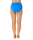 Anne Cole High Waist Shirred Swim Bottom MYMB36001 Artic Blue L