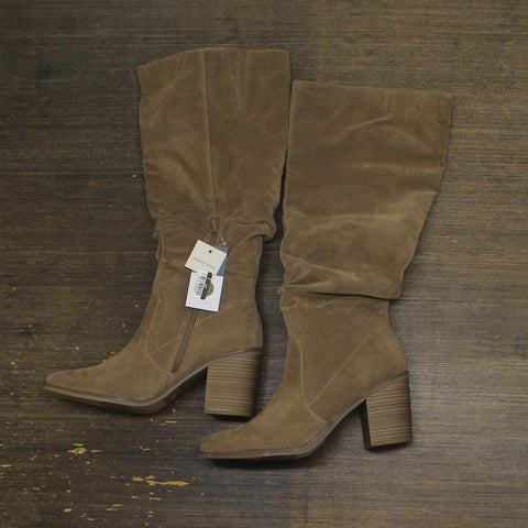 Universal Thread Womens Harlan Dress Boots 88098585 Taupe Brown 11M