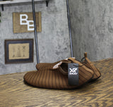X Ray Mens Atlas Round Toe Slippers XRW3186-BROWN-10-LS Brown 10