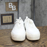 Falls Creek Womens Lace Up Sneakers 166955bbb54ef9 White 9M