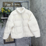Universal Thread Womens Faux Fur Puffer Jacket 94756125 Cream Off White 2XL