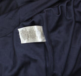 Betsy & Adam Womens Cowled Neck Long Sleeve Jersey Knit V-Neck Dress Navy Blue 6