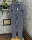 Universal Thread Women's Long Sleeve V-Neck Cropped Boilersuit 561425